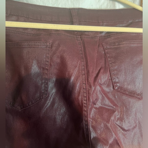 Simply Be Lana Burgundy Jeans Size 18 - Picture 9 of 11